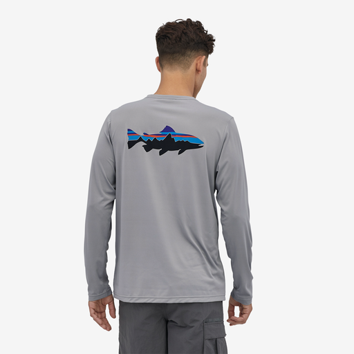 Men's L/S Capilene Cool Daily Fish Graphic Shirt | FTGY