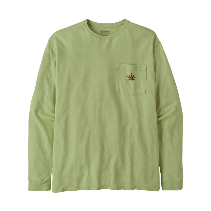 Remera Men's Long-Sleeved Work Pocket T-Shirt | Front HEGN