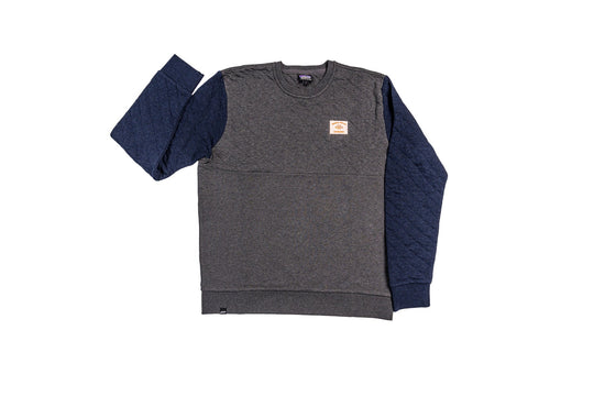 M's Cotton Quilt Crewneck Sweatshirt RECRAFTED